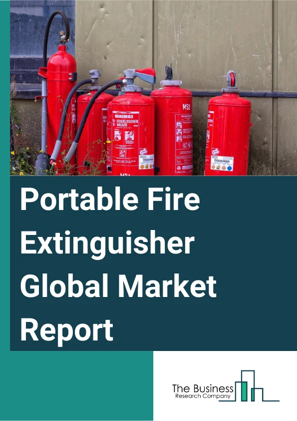 Portable Fire Extinguisher Global Market Report 2024 – By Agent Type (Chemical-based, Water-based, CO2-based, Metal-based, Powdered-based, Foam-based), By Fire Type Outlook (Class A, Class B, Class C, Class D, Class K), By Distribution Channel (Online, Offline), By Application (Residential, Industrial, Manufacturing, Construction, Warehouse, Factories, Commercial, Vehicles) – Market Size, Trends, And Global Forecast 2024-2033