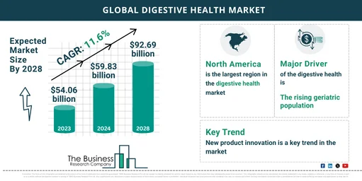 Market Research Infographics on Digestive Health Global Market Report