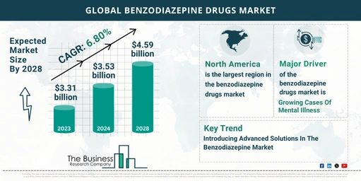 Global Benzodiazepine Drugs Market Report Infographic