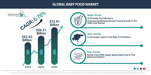 Global Baby Food Market Report Infographic