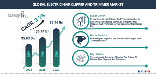 Global Electric Hair Clipper And Trimmer Market Report Infographic