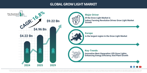 Global Grow Light Market Report Infographic