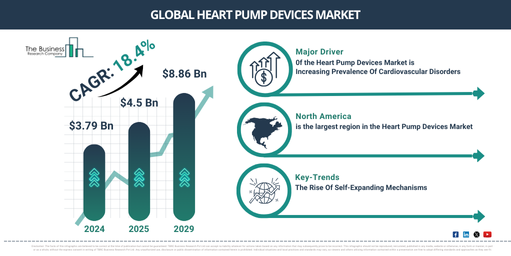 Global Heart Pump Devices Market Report Infographic