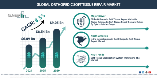 Global Orthopedic Soft Tissue Repair Market Report Infographic