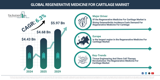 Global Regenerative Medicine For Cartilage Market Report Infographic