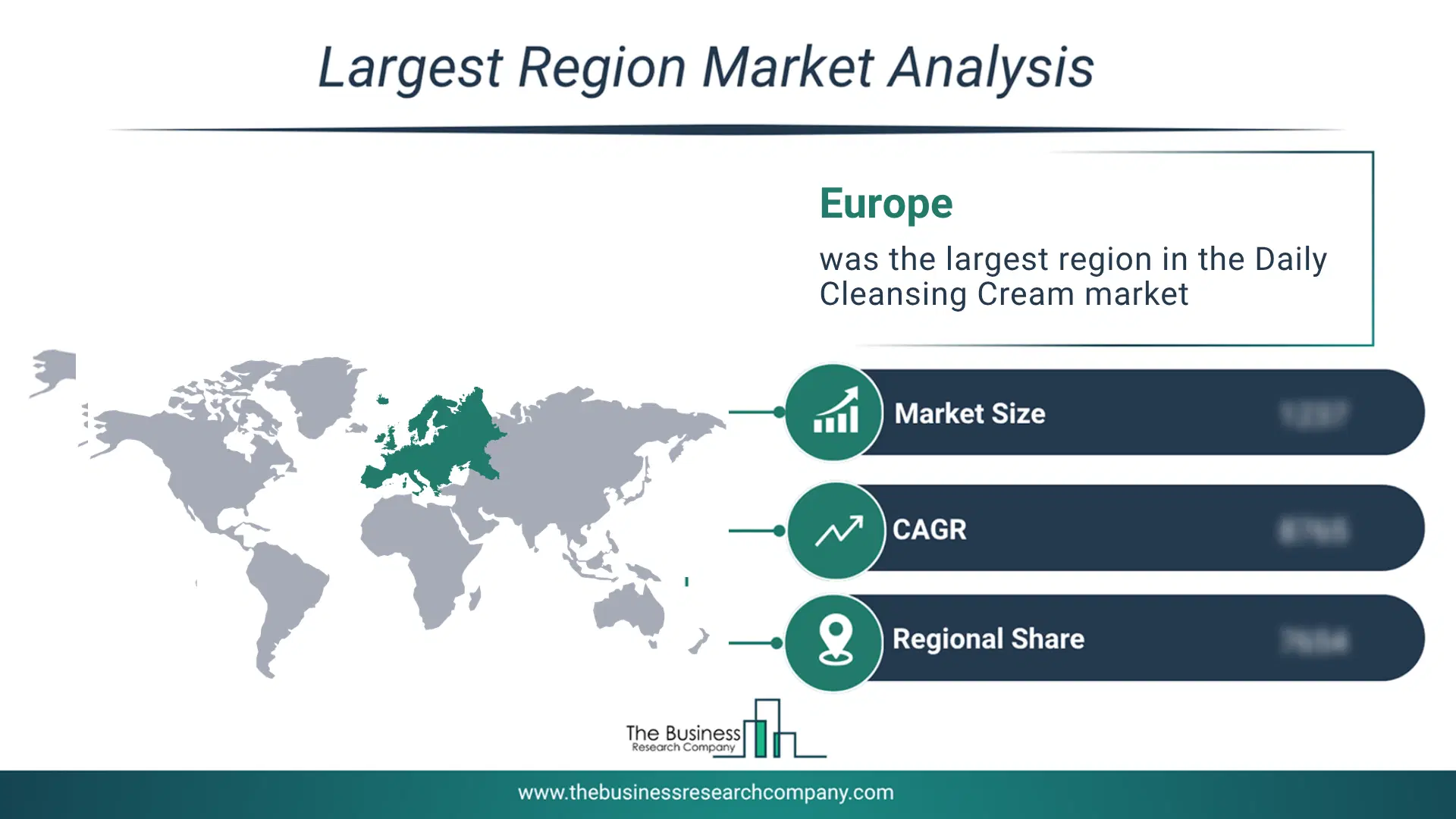 Daily Cleansing Cream Market Largest Region & Market Analysis 2026 Market Analysis Map Highlighting Largest Region For Daily Cleansing Cream Market
