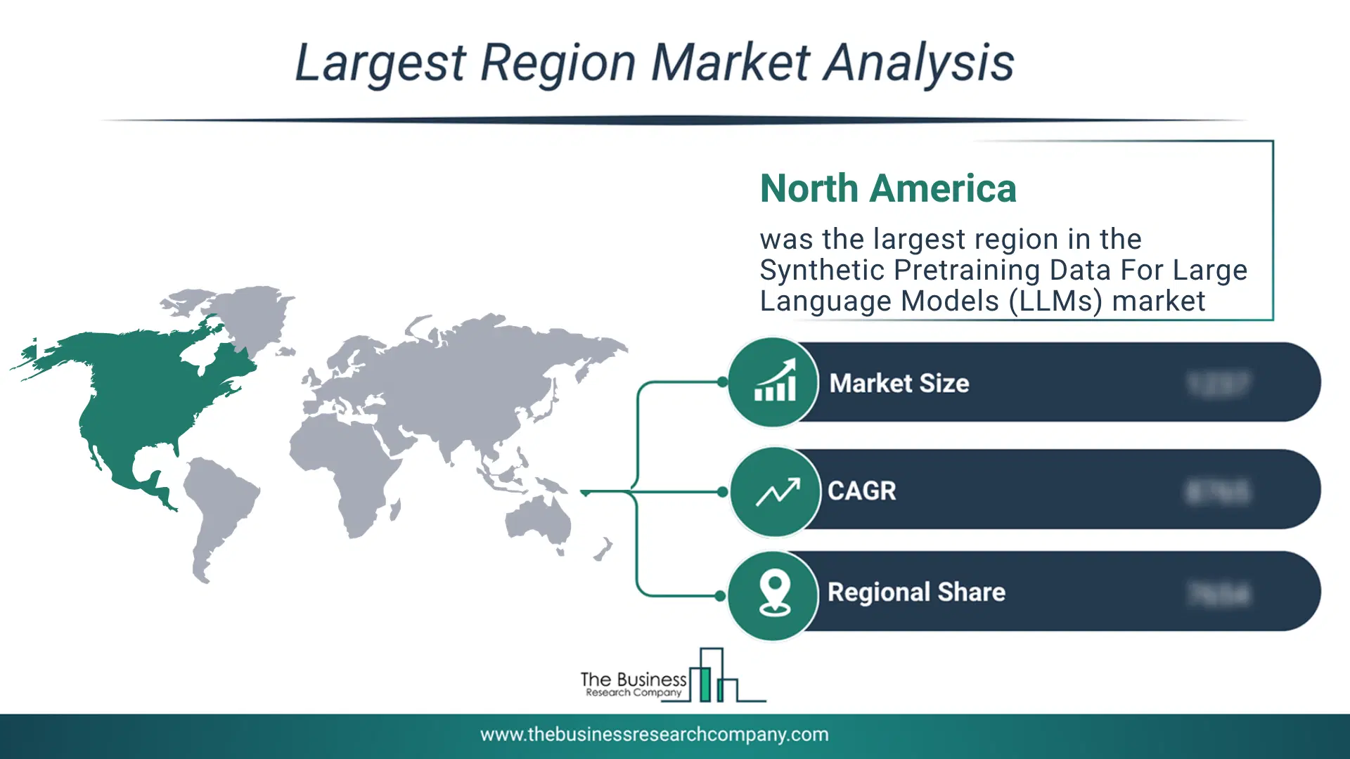 Synthetic Pretraining Data For Large Language Models (Llms) Market Largest Region & Market Analysis 2026 Market analysis map highlighting largest region for Synthetic Pretraining Data For Large Language Models (LLMs) Market