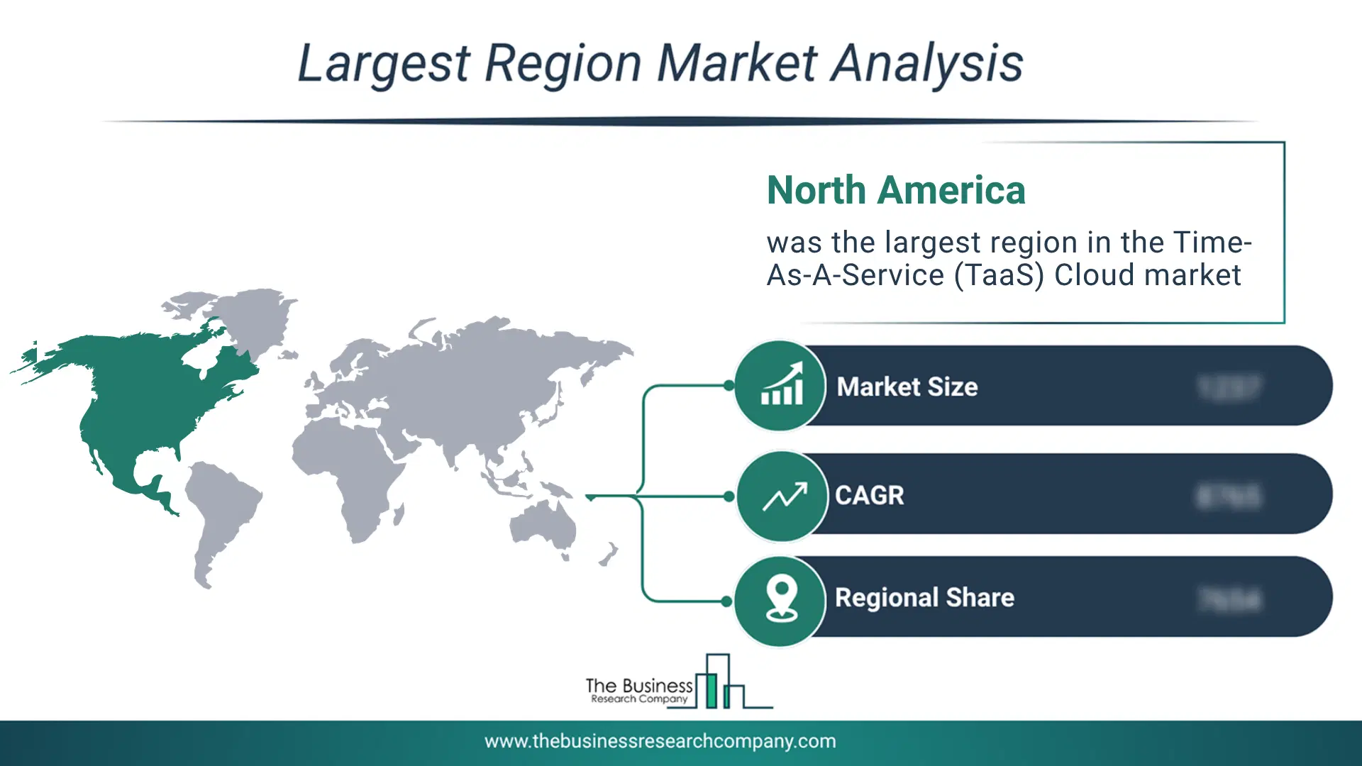 Time-As-A-Service (Taas) Cloud Market Largest Region & Market Analysis 2026 Market analysis map highlighting largest region for Time-As-A-Service (TaaS) Cloud Market