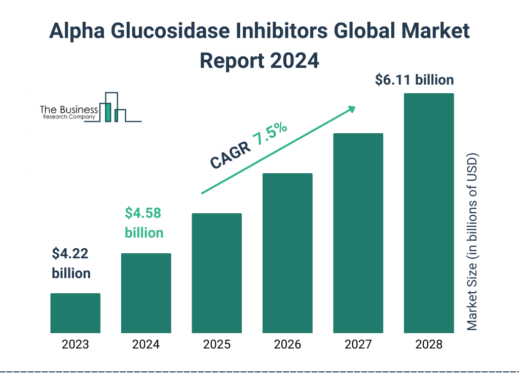 Global Alpha Glucosidase Inhibitors Market Size 2023 to 2028: Graph