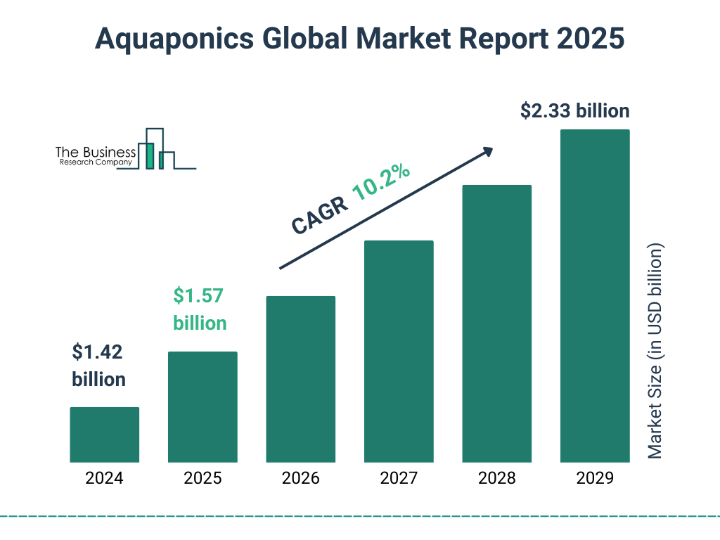 Aquaponics Market Size and growth rate 2025 to 2029: Graph