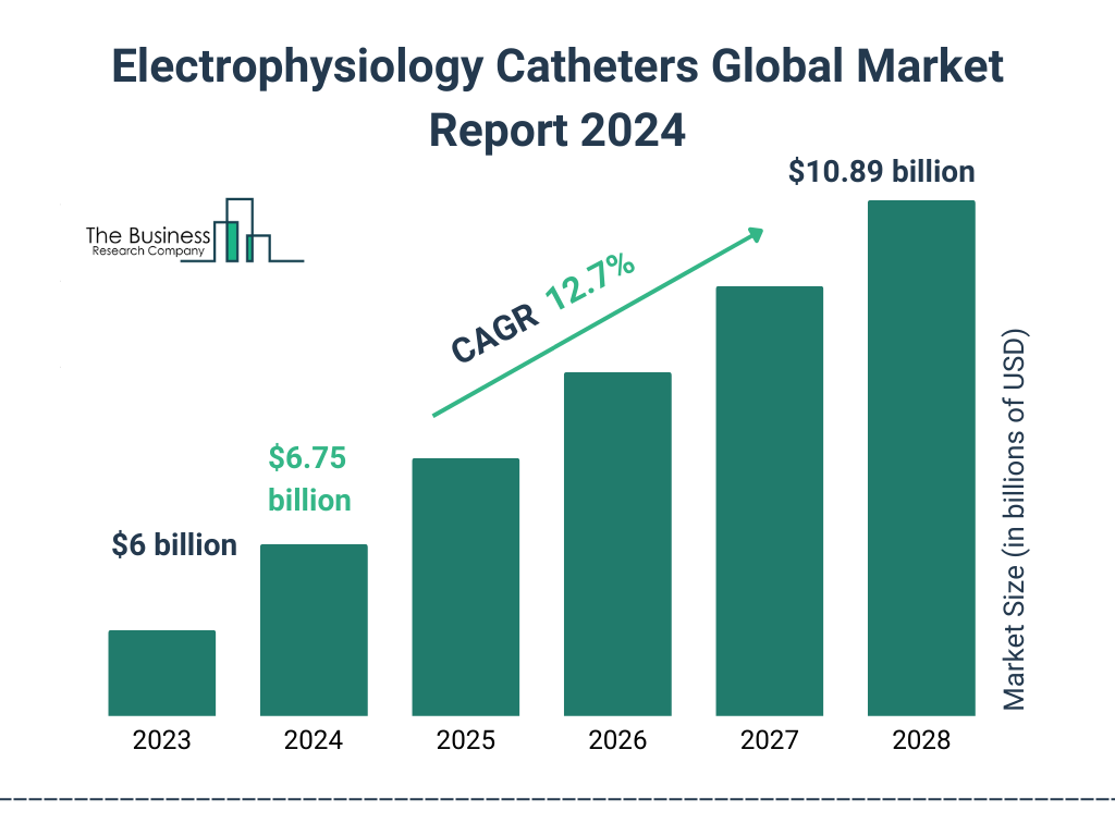 Global Electrophysiology Catheters Market Size 2023 to 2028: Graph