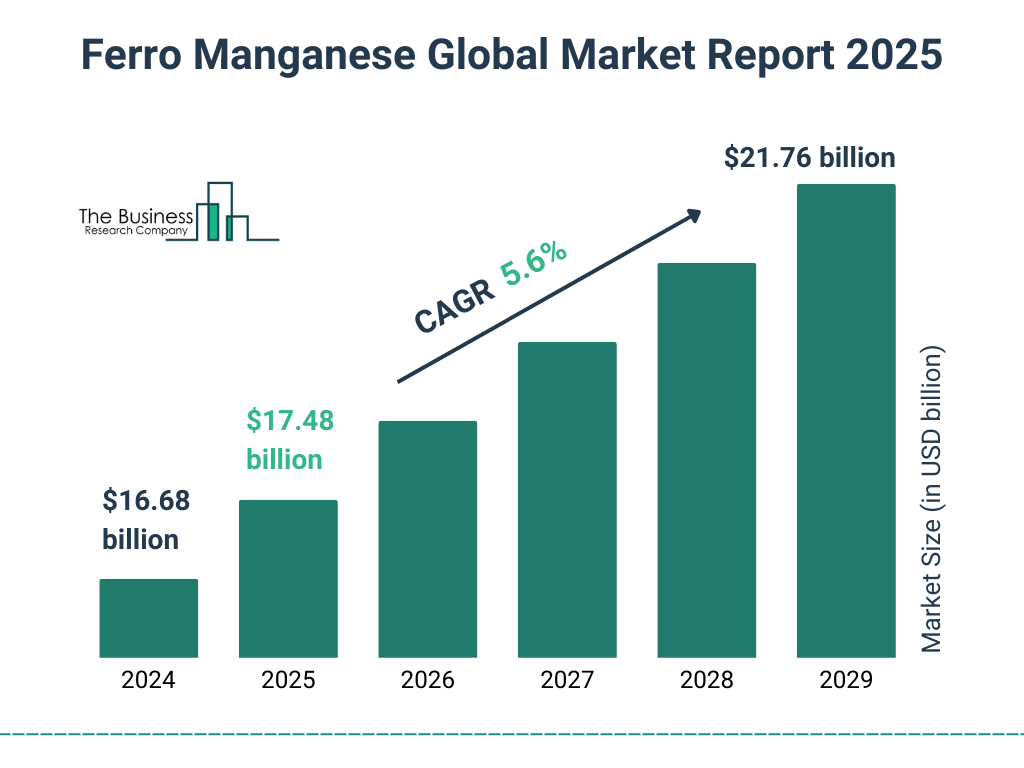 Ferro Manganese Market Size and growth rate 2025 to 2029: Graph