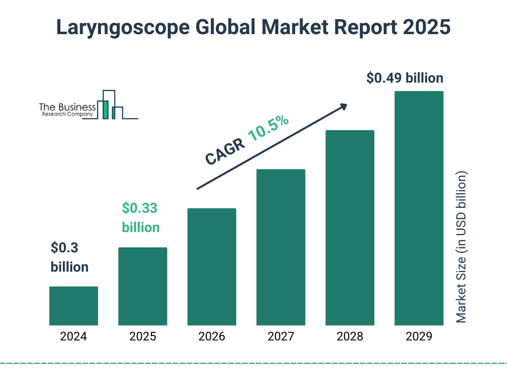 Laryngoscope Market Size and growth rate 2025 to 2029: Graph