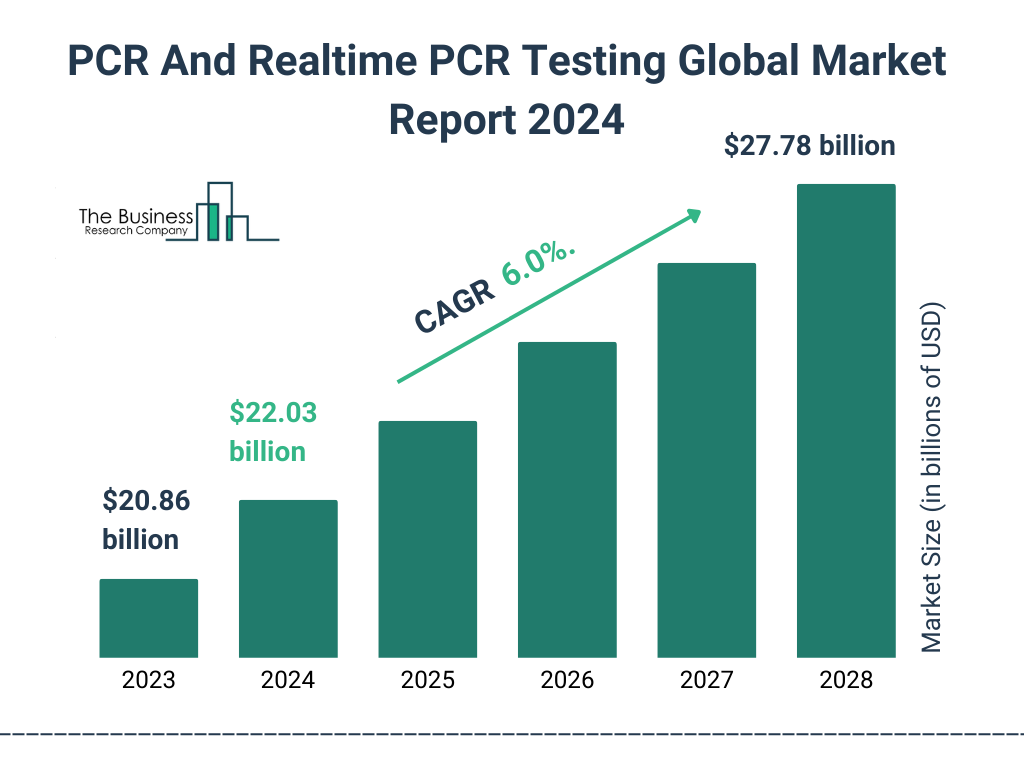 Global PCR And Realtime PCR Testing Market Size 2023 to 2028: Graph