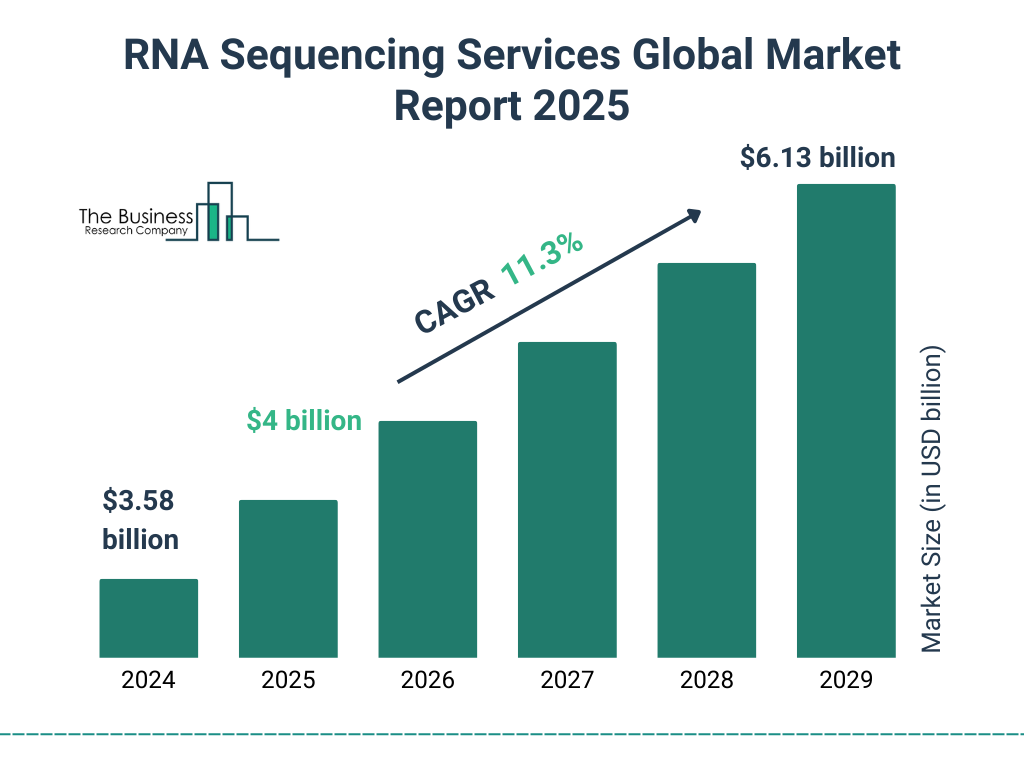 RNA Sequencing Services Market Size and growth rate 2025 to 2029: Graph