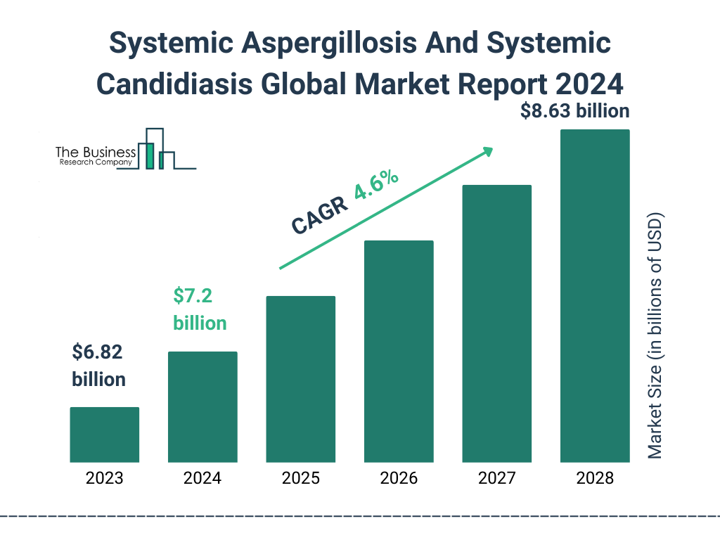 Global Systemic Aspergillosis And Systemic Candidiasis Market Size 2023 to 2028: Graph