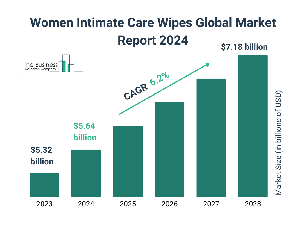 Global Women Intimate Care Wipes Market Size 2023 to 2028: Graph