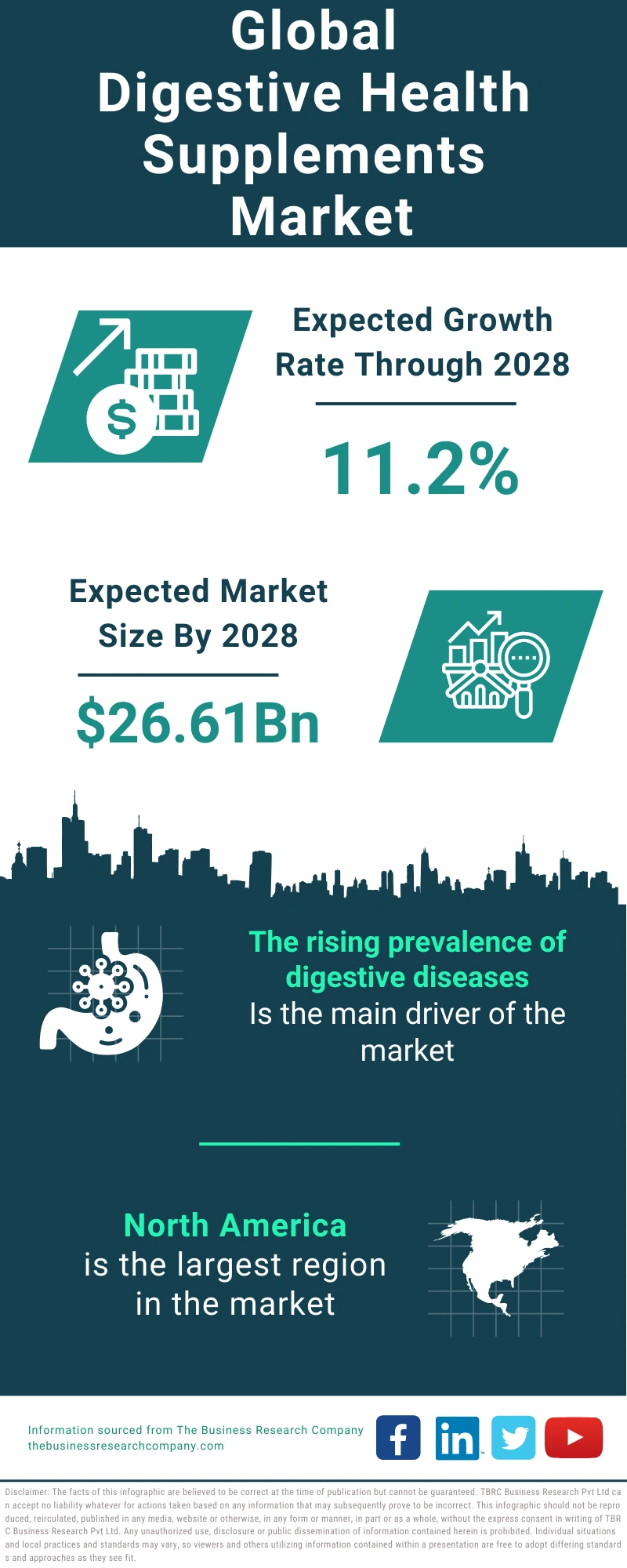 Global Digestive Health Supplements Market Infographic