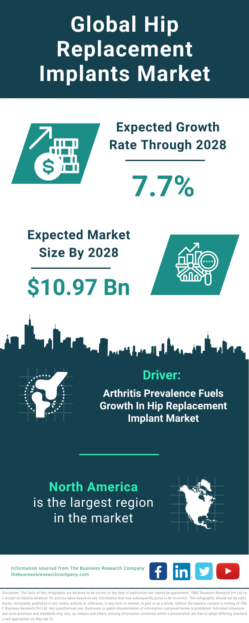 Hip Replacement Implants Global Market Report 2024
