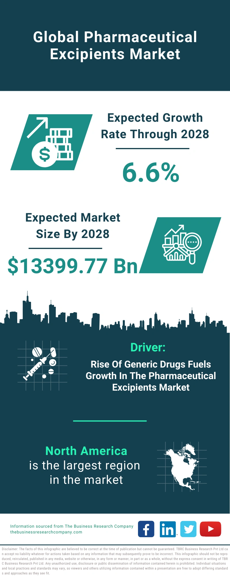 Global Pharmaceutical Excipients Market Infographic