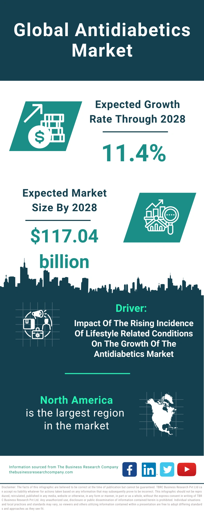 Global Antidiabetics Market Infographic