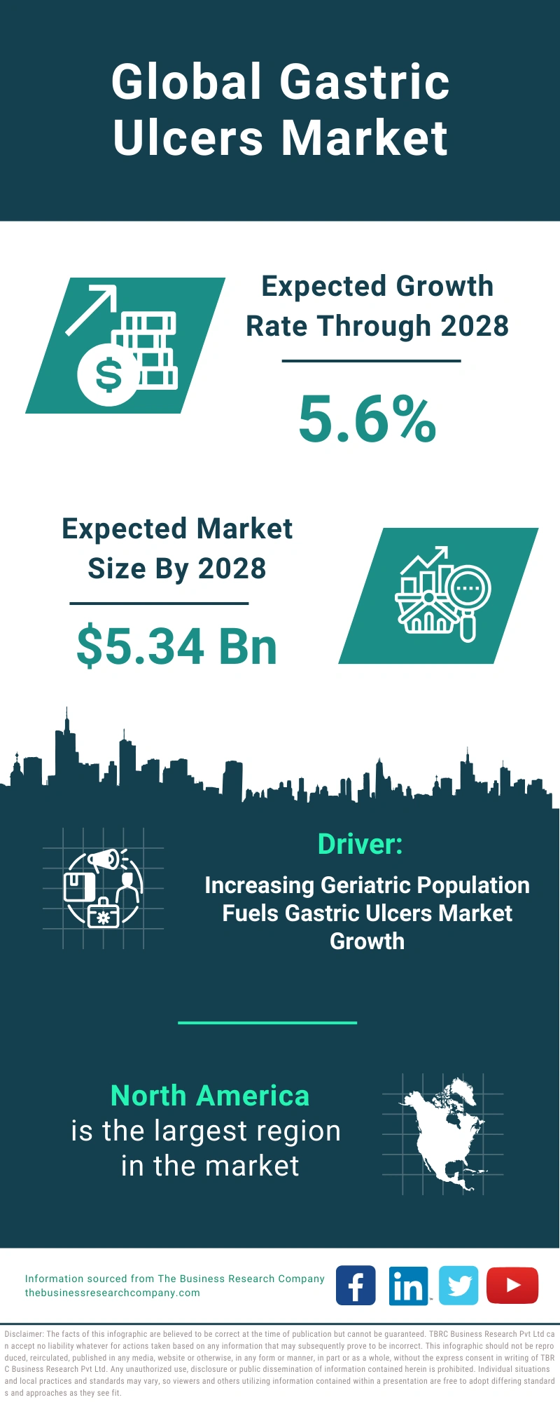 Global Gastric Ulcers Market Infographic