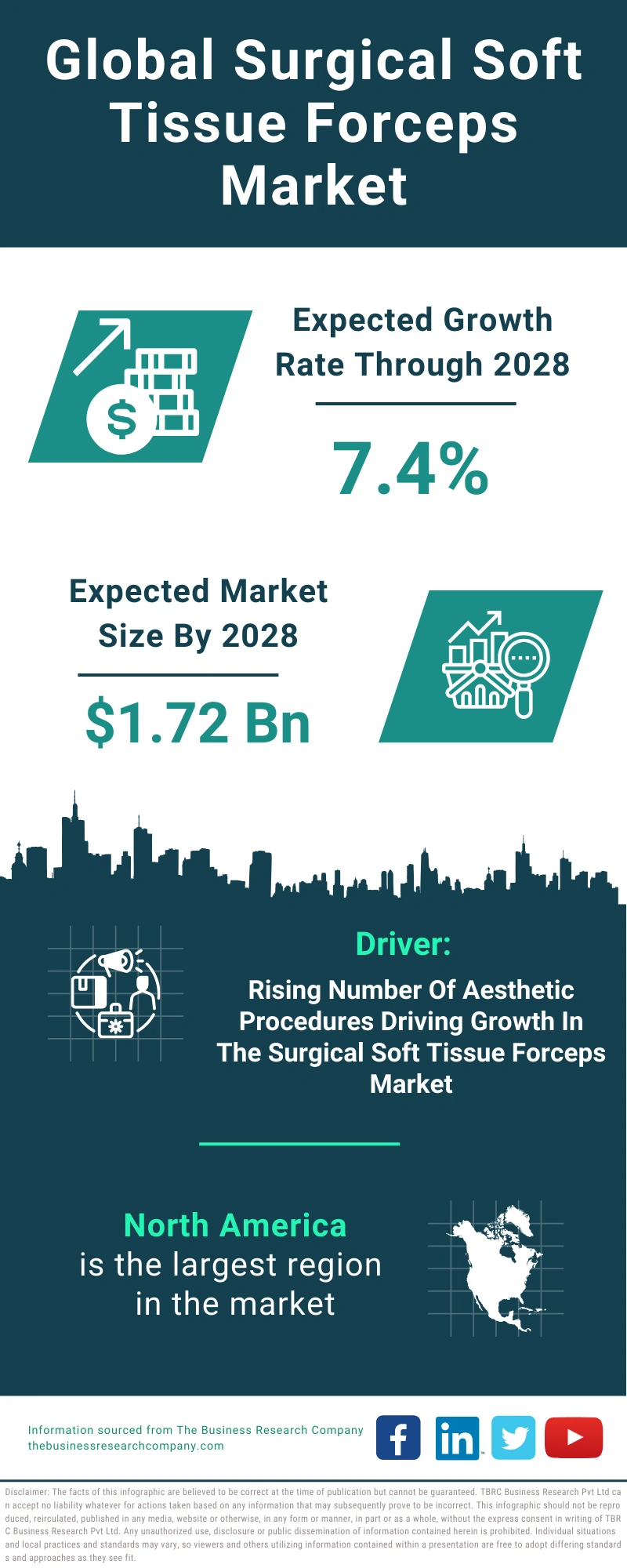 Global Surgical Soft Tissue Forceps Market Infographic