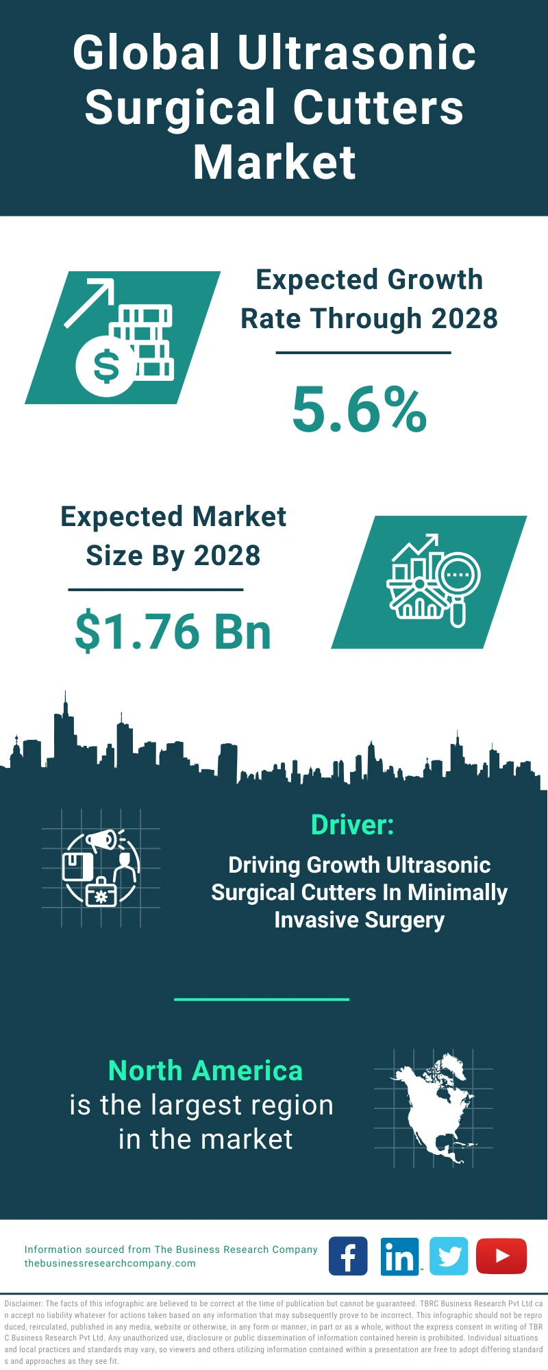 Global Ultrasonic Surgical Cutters Market Infographic