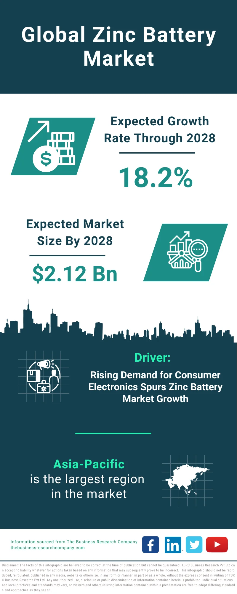 Zinc Battery Global Market Report 2024