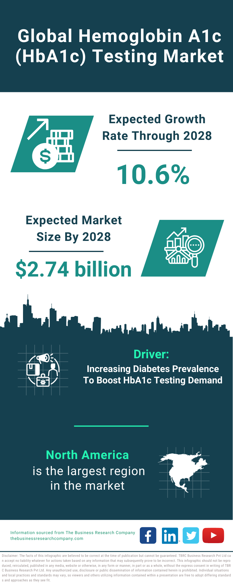 Global Hemoglobin A1c (HbA1c) Testing Market Infographic