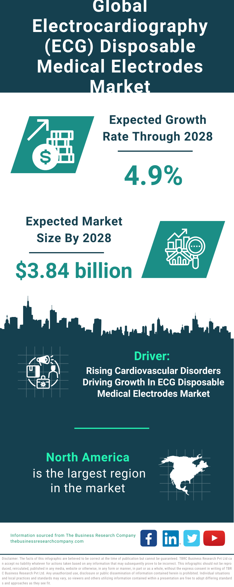 Global Electrocardiography (ECG) Disposable Medical Electrodes Market Infographic