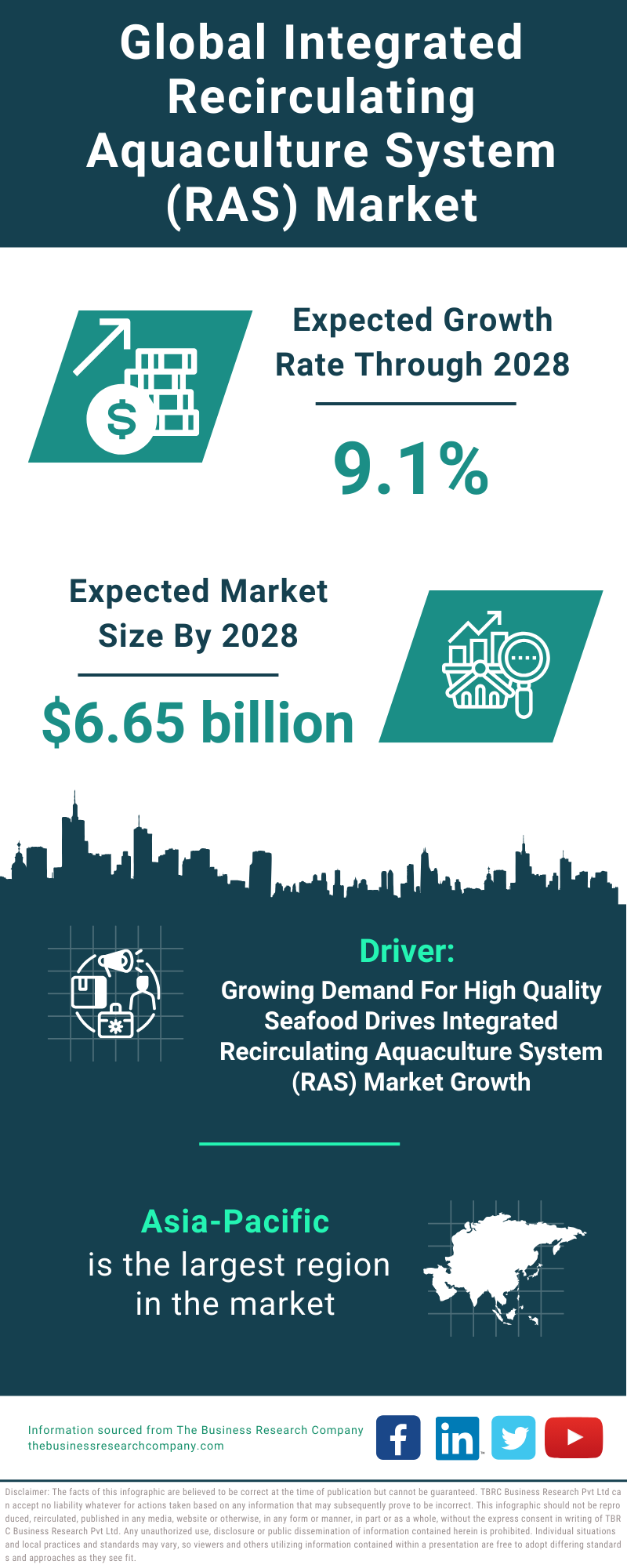 Global Integrated Recirculating Aquaculture System (RAS) Market Infographic