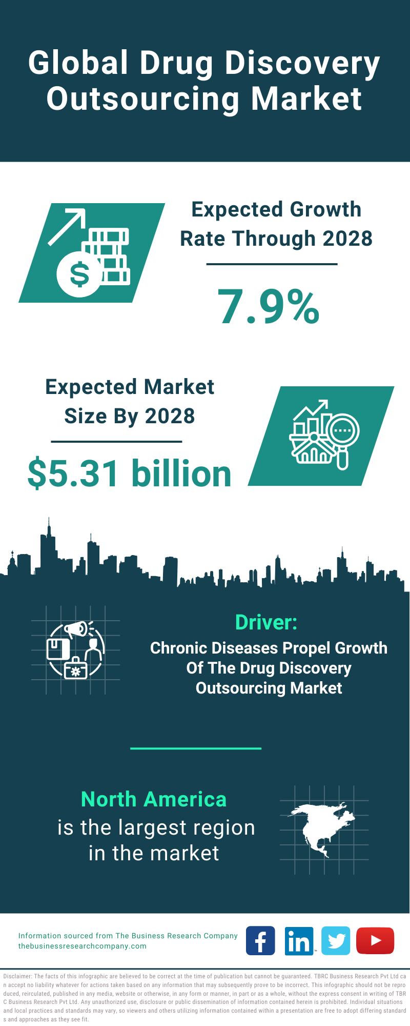 Global Drug Discovery Outsourcing Market Infographic