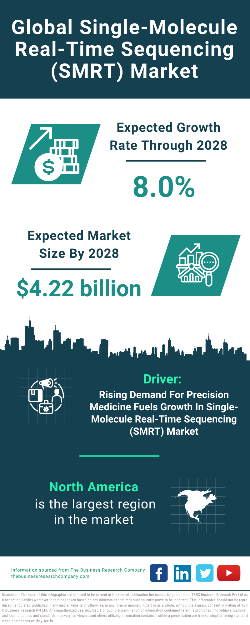 Global Single Molecule Real Time Sequencing SMRT Market Infographic