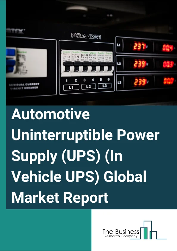 Automotive Uninterruptible Power Supply UPS In Vehicle UPS