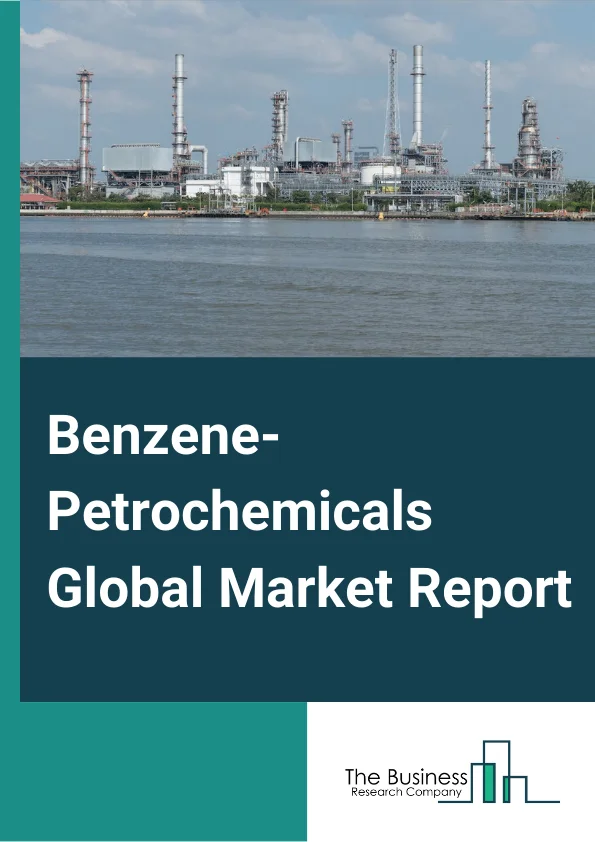 Benzene-Petrochemicals Global Market Report 2024 – By Manufacturing Process (Pyrolysis Steam Cracking of Naphtha, Catalytic Reforming of Naphtha, Toluene Hydrodealkylation, Toluene Disproportionation, From Biomass), By Derivative (Ethylbenzene, Cumene, Alkylbenzene, Aniline, Chlorobenzene, Cyclohexane, Maleic Anhydride, Other Derivatives), By Application (Plastics, Resins, Synthetic Fibers, Rubber Lubricants) – Market Size, Trends, And Global Forecast 2024-2033