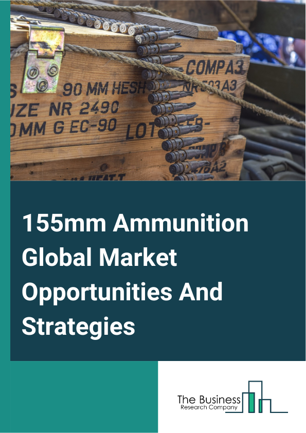 155mm Ammunition Market 2024 – By Technology (Guided, Unguided), By Component (Projectiles, Propellants, Cartridge Case, Primer, Other Components), By End User (Naval Forces, Ground Forces), And By Region, Opportunities And Strategies – Global Forecast To 2033