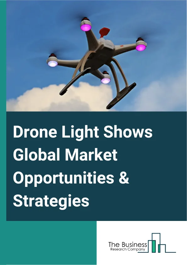 Drone Light Shows Market 2023 –  By Type (Drone Formations, Animated Sculptures, Drone-Launched Fireworks, Light Paintings, Other Types), By Mode Of Operation (Remotely Operated, Semi-Autonomous, Autonomous), By Application (Exhibition, Cultural Performance, Tourist Attractions, Teaching Research, Other Applications), And By Region, Opportunities And Strategies – Global Forecast To 2032