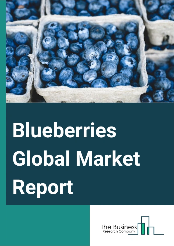 Blueberries Global Market Report 2024 – By Type (Frozen Blueberry, Dried Blueberry, Blueberry Juice Concentrate, Blueberry Puree, Other Types), By Distribution Channel (Super Markets, Convenience Stores, Online Channels, Other Distribution Channels), By End-User (Business To Business (B2B), Sauces And Dressings, Bakery And Confectionery, Snacks And Savory Products, Ice Creams, Beverages, Other End-Users) – Market Size, Trends, And Global Forecast 2024-2033