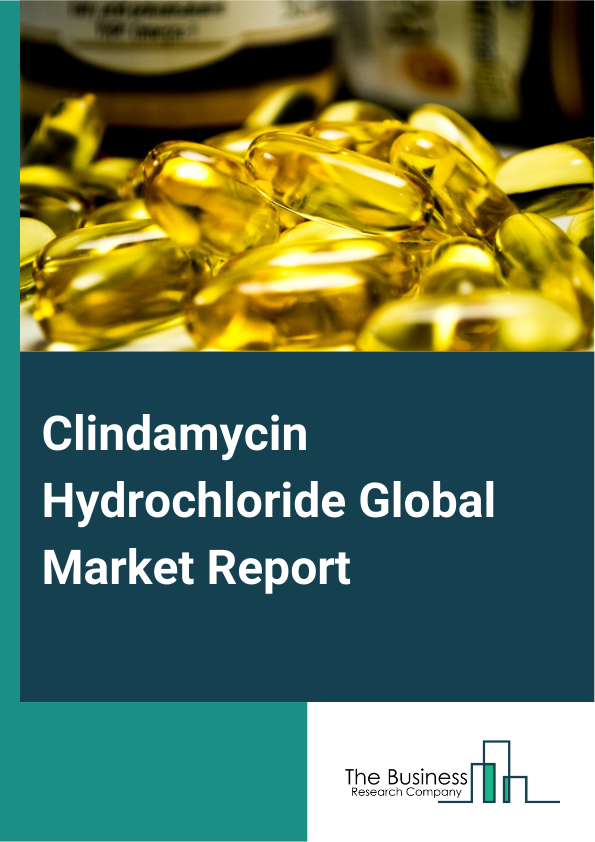 Clindamycin Hydrochloride Global Market Report 2024 – By Type (Oral, External Use, Intravenous Injection), By Indication (Treatment Of Acne, Bacterial Infections, Bone And Joint Infections, Other Infectious Diseases), By Application (Hospitals, Drugstores, Other Applications) – Market Size, Trends, And Global Forecast 2024-2033