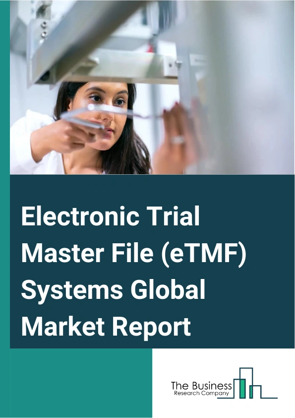 Electronic Trial Master File (eTMF) Systems Global Market Report 2024 – By Component (Services, Software), By Delivery Mode (On-Premise, Cloud-Based), By End-User (Pharmaceutical And Biotechnology Companies, Contract Research Organizations (CROs), Other End-Users) – Market Size, Trends, And Global Forecast 2024-2033