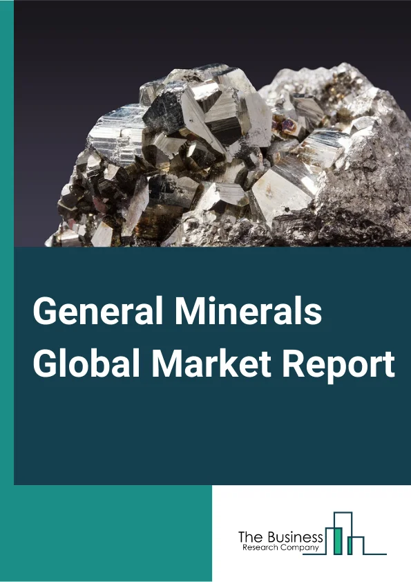 General Minerals Global Market Report 2024 – By Type (Potash, Salt, Magnesite, Sulphur, Kaolin, Asbestos, Feldspar, Boron, Gypsum, Talc, Graphite, Baryte, Bentonite, Diatomite, Lithium, Selenium, Perlite, Vermiculite, Arsenic, Other General Minerals), By Organization Size (Large Enterprises, Small And Medium Enterprises), By Service Provider Type (Independent Contractors, Companies) – Market Size, Trends, And Global Forecast 2024-2033