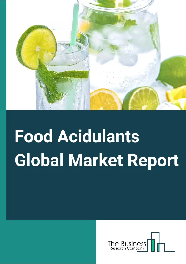 Food Acidulants Global Market Report 2024 – By Type (Citric Acid, Lactic Acid, Acetic Acid, Phosphoric Acid, Malic Acid, Other Types), By Form (Solid, Liquid), By Application (Beverages, Dairy And Frozen products, Bakery, Meat Industry, Confectionery, Other Applications) – Market Size, Trends, And Global Forecast 2024-2033