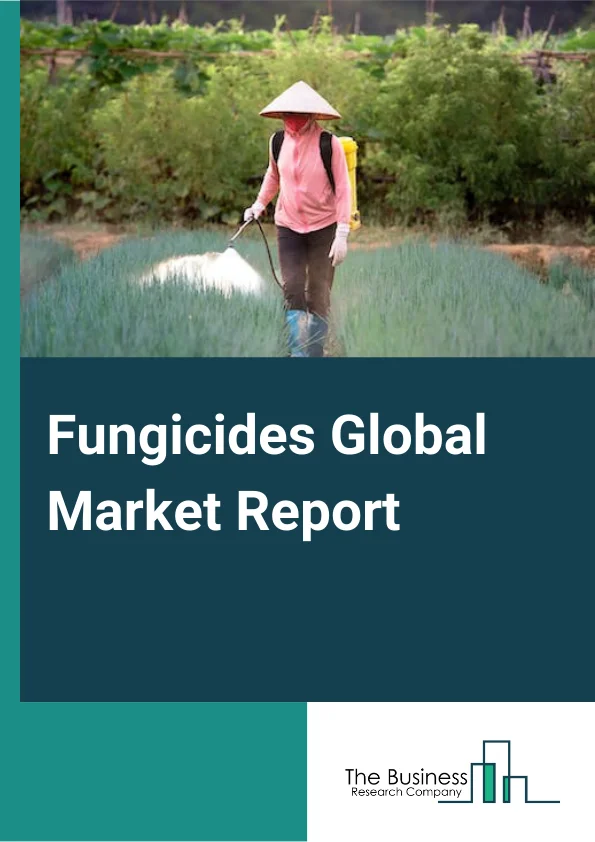 Fungicides Global Market Report 2024 – By Type (Synthetic Fungicides, Bio-fungicides), By Active Ingredient (Dithiocarbamates, Benzimidazoles, Chloronitriles, Triazoles, Phenylamides, Strobilurins, Other Active Ingredients), By Treatment (Seed Treatment, Soil Treatment, Foliar Spray, Chemigation, Post-Harvest), By Application (Cereals And Grains, Oilseeds And Pulses, Fruits And Vegetables, Other Applications) – Market Size, Trends, And Global Forecast 2024-2033