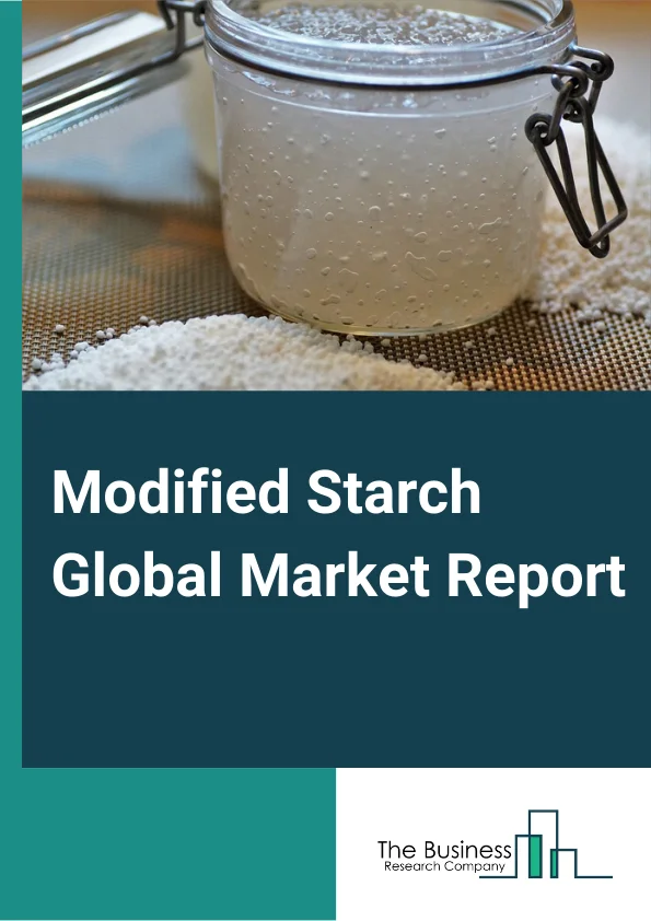 Modified Starch Global Market Report 2024 – By Type (Cationic Starch, Etherified Starch, Resistant Starch, Pre-Gelatinized), By Raw Material (Potato, Corn, Cassava, Wheat, Other Raw Materials), By Application (Food And Beverages, Animal Feed, Paper-Making, Weaving And Textiles, Pharmaceuticals, Other Applications) – Market Size, Trends, And Global Forecast 2024-2033