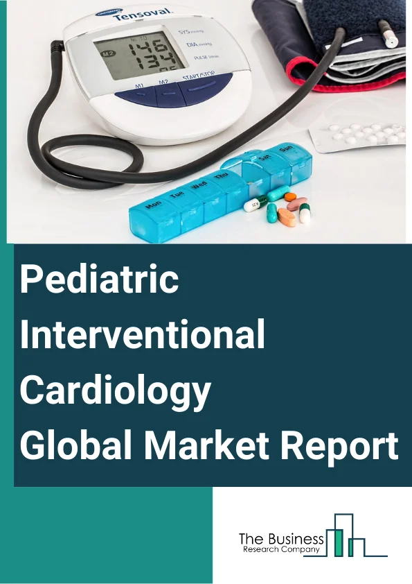Pediatric Interventional Cardiology Global Market Report 2024 – By Device Type (Closure Devices, Trans catheter Heart Valves, Atherectomy Devices, Catheters, Balloons, Stents, Other Device Types), By Procedure (Catheter-Based Valve Implantation, Congenital Heart Defect Correction, Angioplasty, Coronary Thrombectomy, Other Procedures), By End-Use (Clinical Testing Laboratories, Hospitals, Cardiac Centers, Pediatric Clinics, Research Institutions) – Market Size, Trends, And Global Forecast 2024-2033