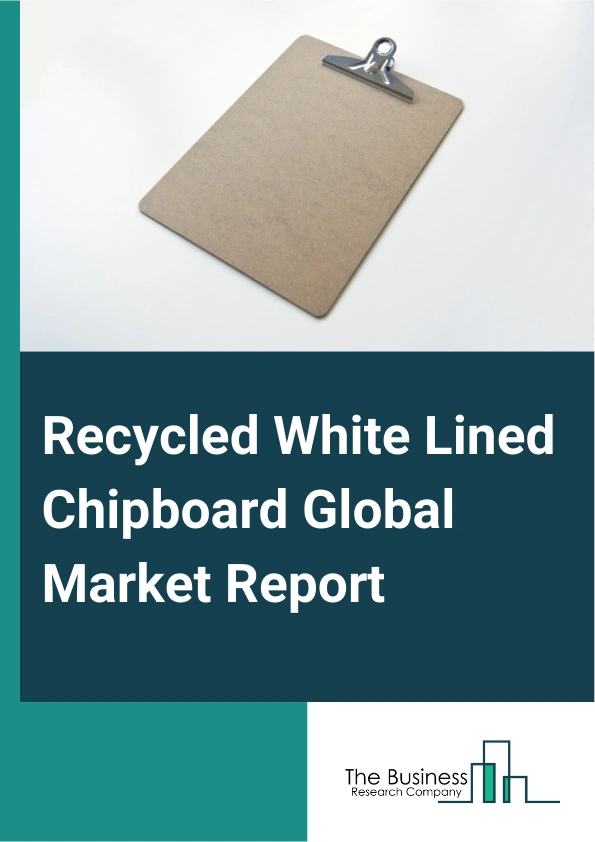 Recycled White Lined Chipboard